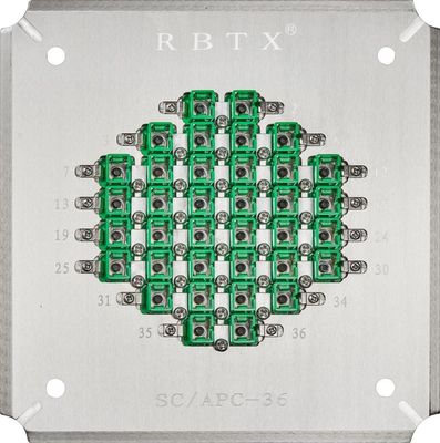 SCAPC36 Bare Fiber Polisher 36 Ports SC/APC Fiber Optic Patch Cord Connectors Tip Grinding